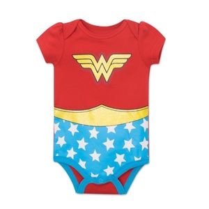 BABY WONDER WOMAN ONESIE